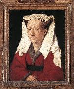 EYCK, Jan van Portrait of Margareta van Eyck sdf USA oil painting artist